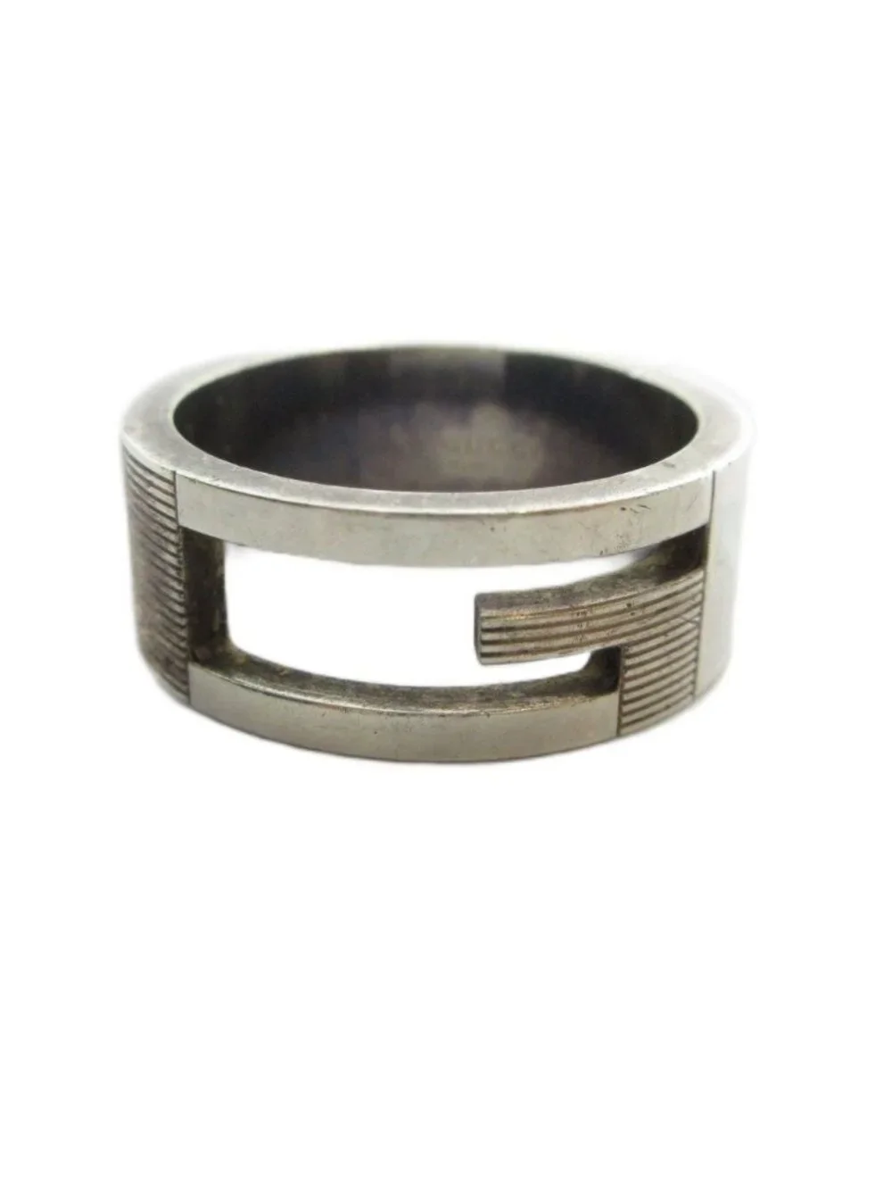 Gucci Ring Logo Silver